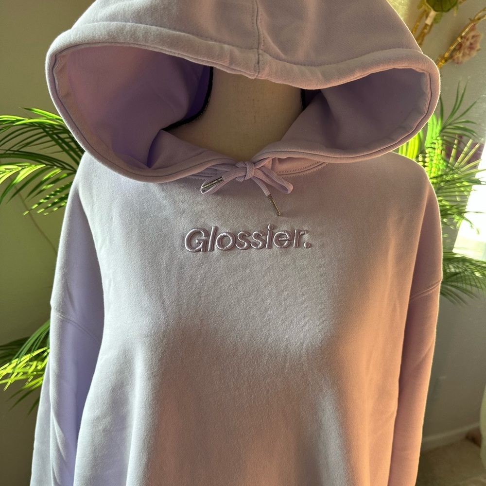 Limited Edition Lavender Glossier Hoodie Gem